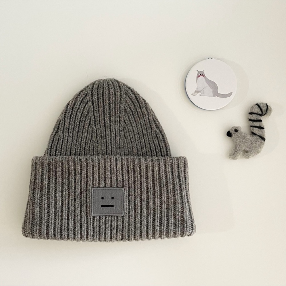 NWOT ACNE Studios ribbed beanie